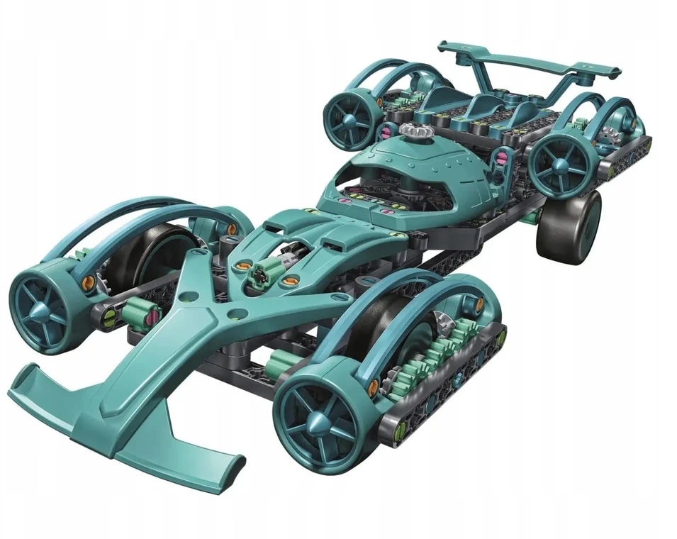 50439 MECHANIKA LABORATORIJOS SCIENTIFIC FUN Automobilis Supersonic CLEMENTONI