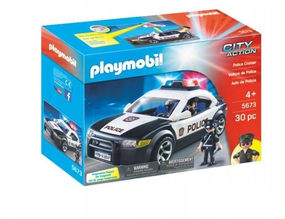 PLAYMOBIL CITY ACTION Policijos automobilis, 5673