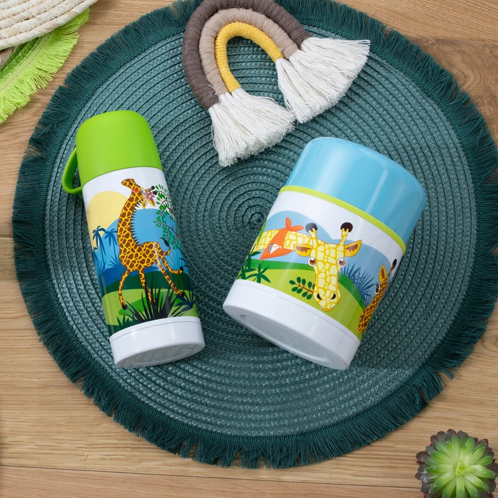 57148 Thermos Giraffes Malawi and Karim 500 ml AMBITION JUNIOR