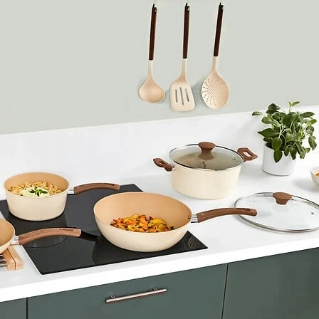 5five Simply Smart 20 cm puodas indukcijai, lengvas virtuvinis puodas padažams, pienui, sriuboms