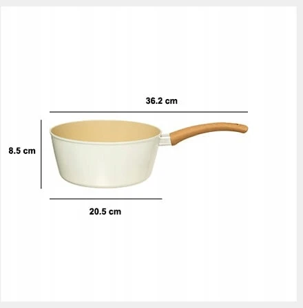 5five Simply Smart 20 cm puodas indukcijai, lengvas virtuvinis puodas padažams, pienui, sriuboms