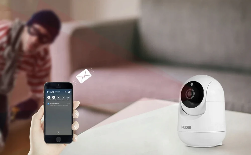5MP IP KAMEROS SUDERINAMAS SU TUYA SMART LIFE WIFI - ELECTRONIC NANNY
