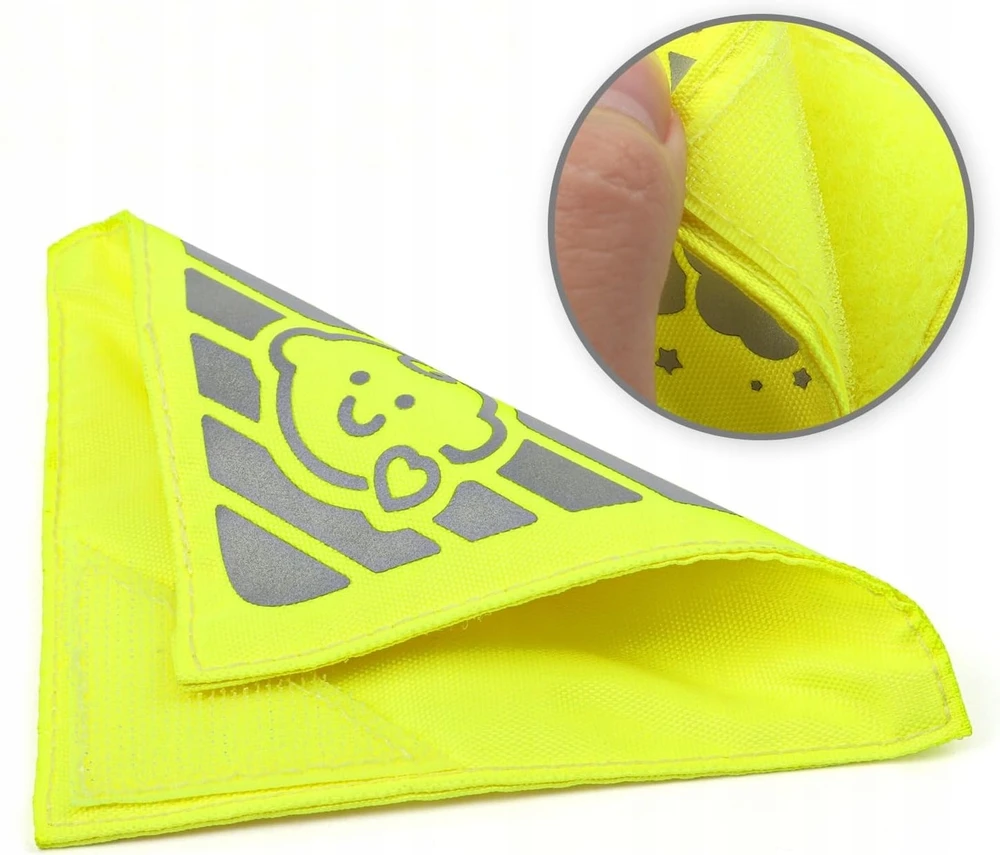5x ŠVIEČIAMI ATŠSŠVYDŽIAI SU VELCRO VEIČIUKUI, DVIRAČIUI, KURIŠINEI, DIDELIUI