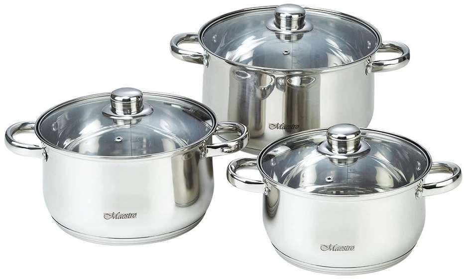 MAESTRO MR-2020-6M Puodų rinkinys 6 pieces