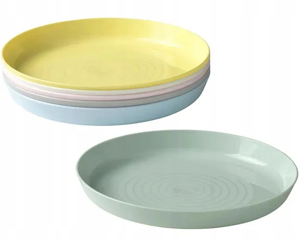 6 pastelinių lėkščių rinkinys vaikams, IKEA Kalas