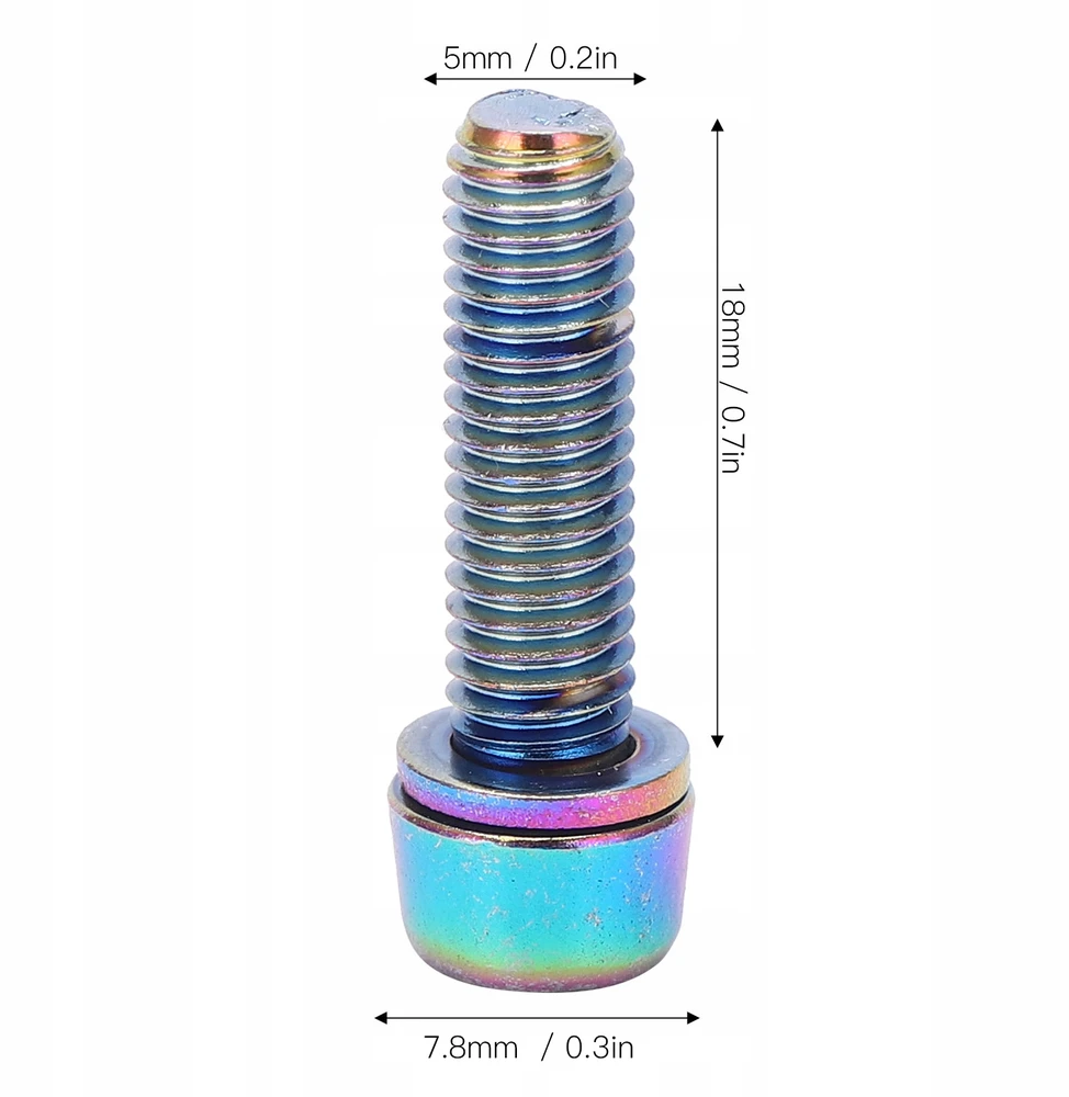 6 VARŽTŲ RINKINYS DVIRAČIO STILIUI, VARENA M5X18MM