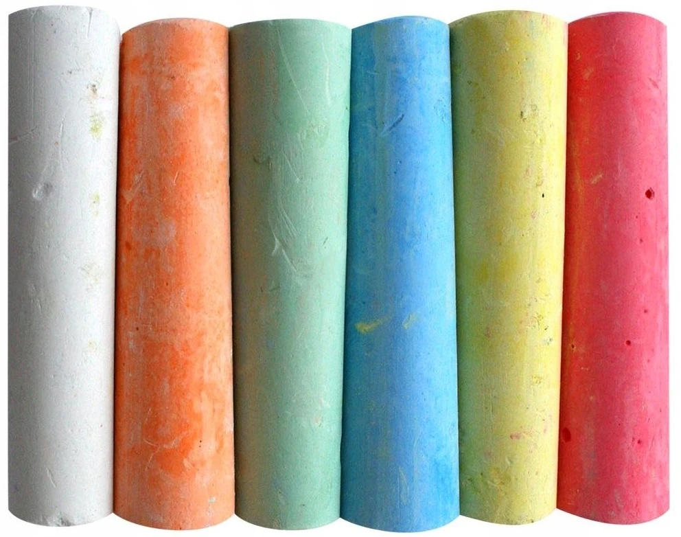 6 X šaligatvio kreida, THICK MIX, spalva Titanum JUMBO