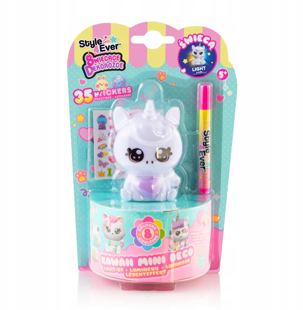 606679A GLOWING DECO CORNS ANIMALS KAWAII UNICORN MINI DECO EPEE