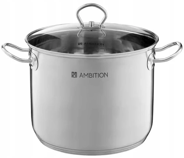 60825 Aukštas puodas su dangčiu Acero 26 cm 11 l AMBITION