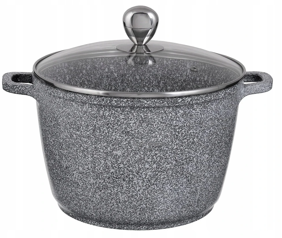 6.5L MARMULINIS PUODAS, DUJŲ INDUKCIJA SU DANGIU Ø24 CM HOFFNER ELEGANCE