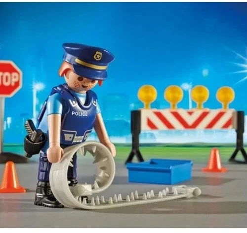 PLAYMOBIL CITY ACTION Policijos patruliai ir kliūčių ruožas, 6924