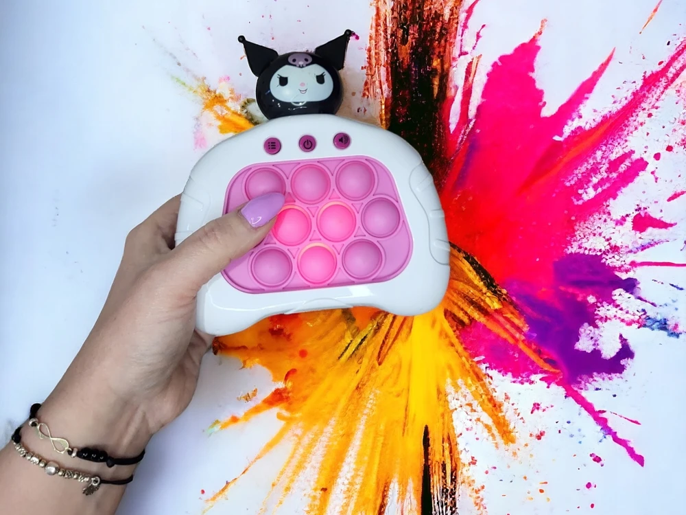 6935 Pop IT POPIT arkadinis antistresinis žaidimas HELLO KITTY KUROMI geriausias žaidimas
