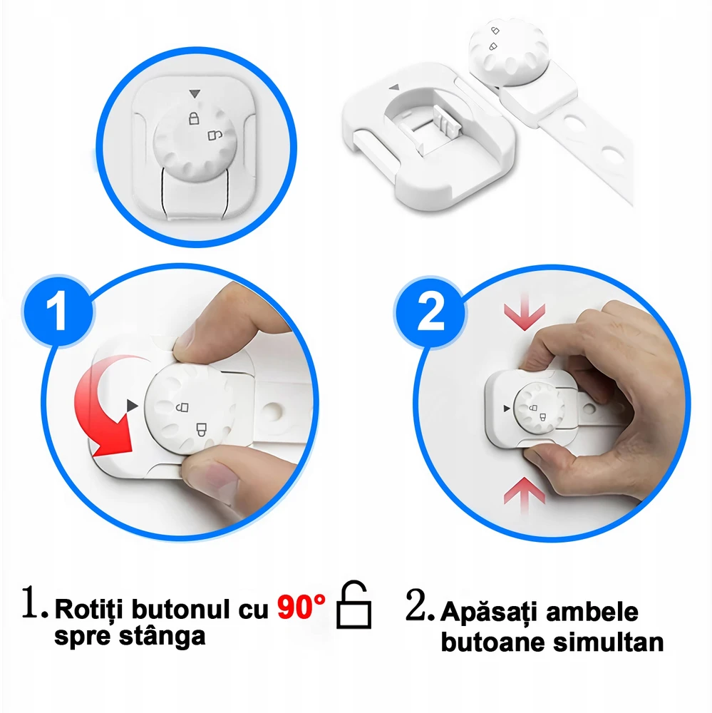 6X SPINTELĖS SAUGUS BALDŲ STALČIUS UŽRAKINA DURYS NUO VAIKŲ ATVARUS