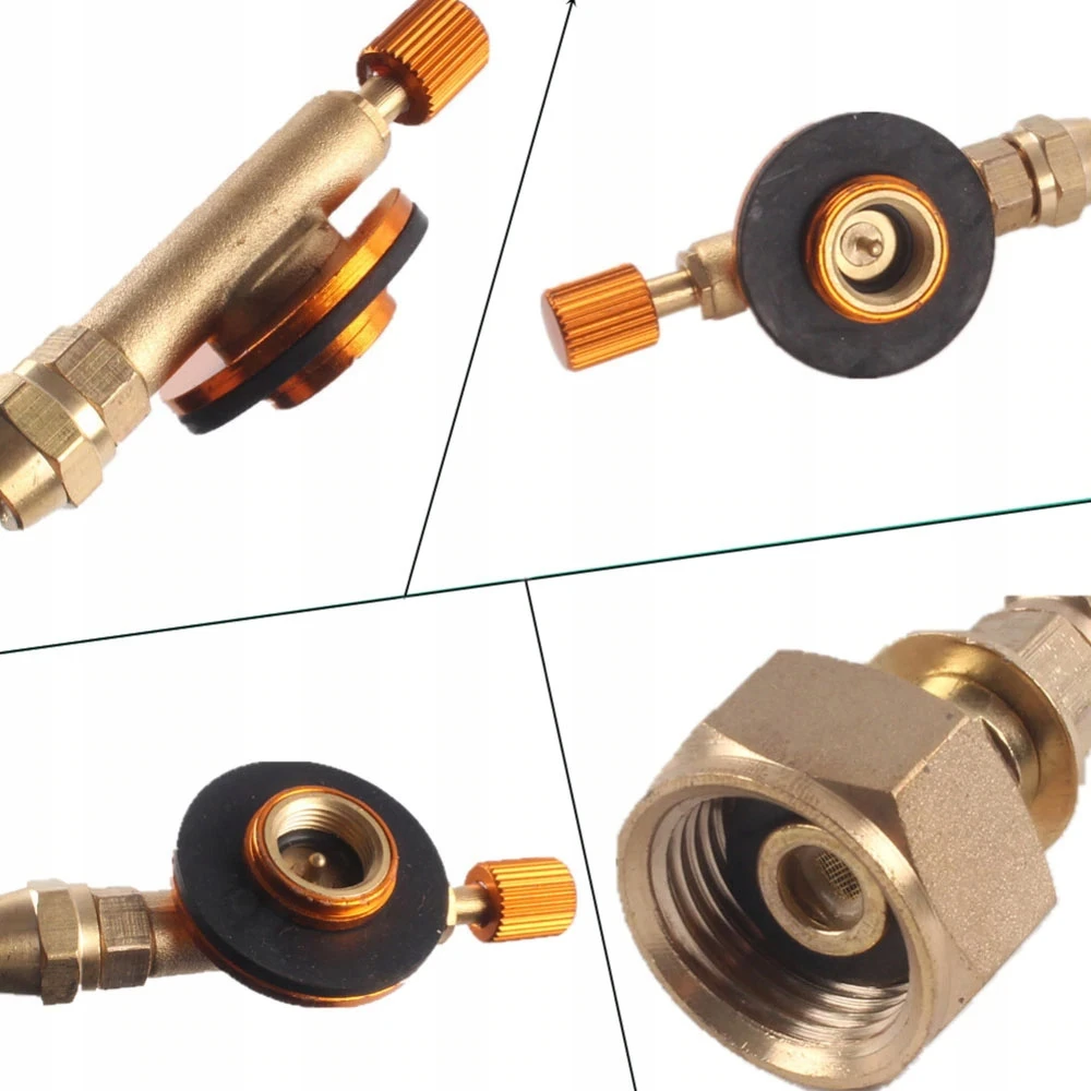 7/16 adapteris su dujų užpildymo žarna dujų kasetėms