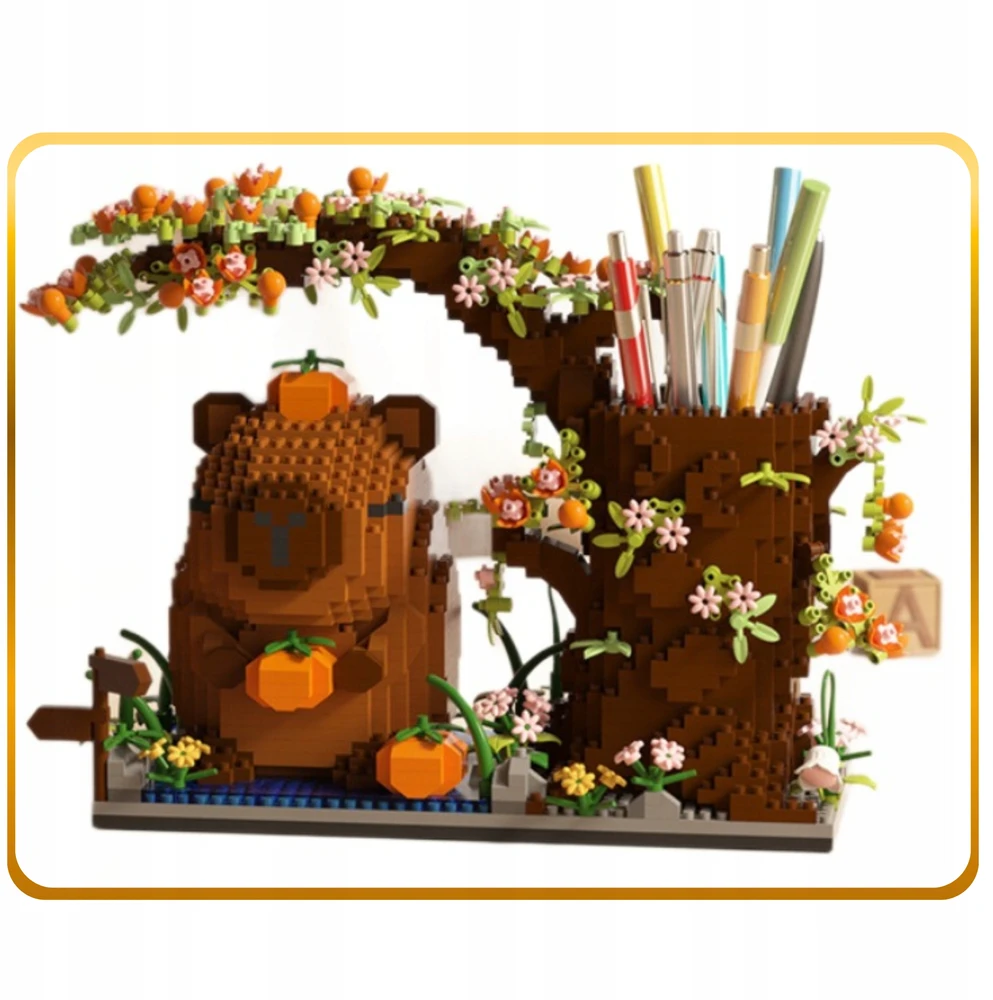 7 Toys Kolorow 3D KONSTRUKCIJOS BLOKAI CAPYBARA TOOLBOOK ORGANIZER XXL RINKINYS
