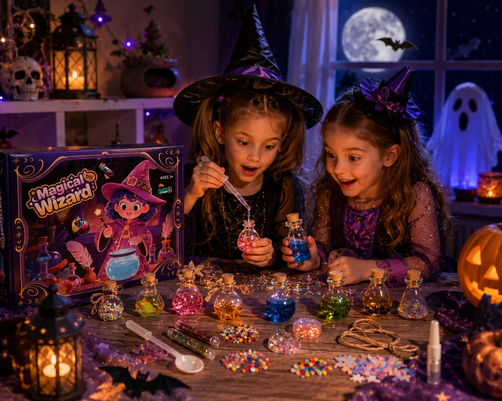 7 Toys Kolorow „Pasidaryk pats“ „Magic Wizard“ kūrybinis rinkinys – stebuklingi gėrimai vaikams