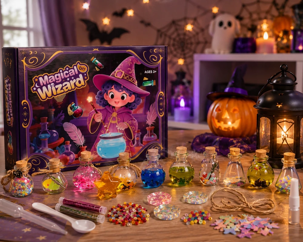 7 Toys Kolorow „Pasidaryk pats“ „Magic Wizard“ kūrybinis rinkinys – stebuklingi gėrimai vaikams