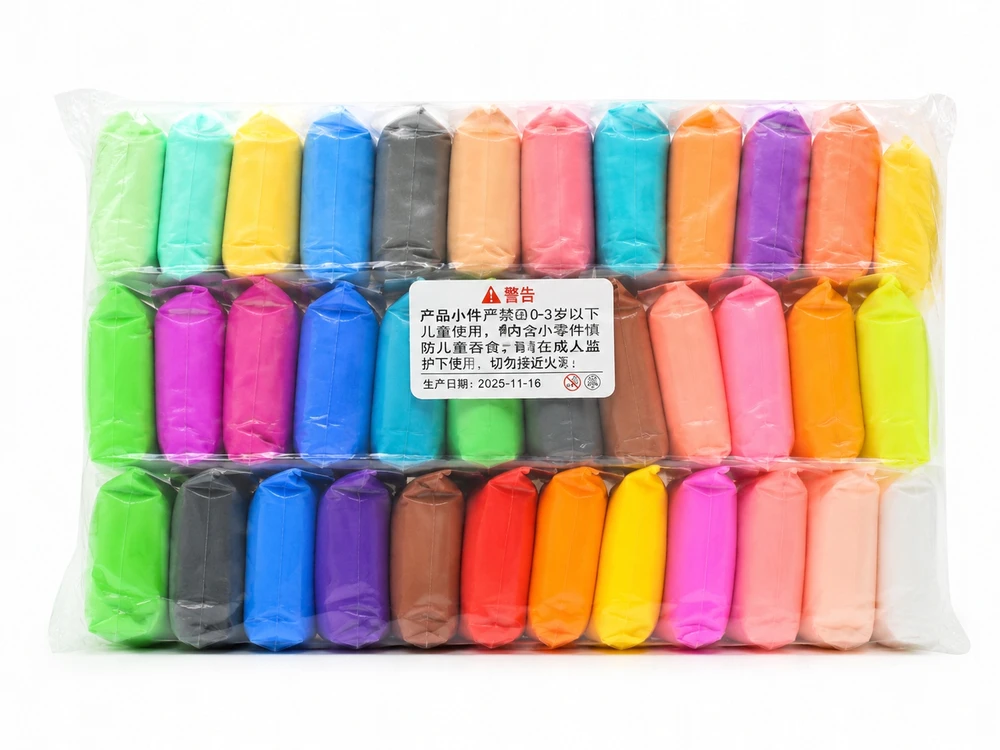 7 Toys Kolorow Putų plastilinas Lengvas plastilinas 36 spalvos