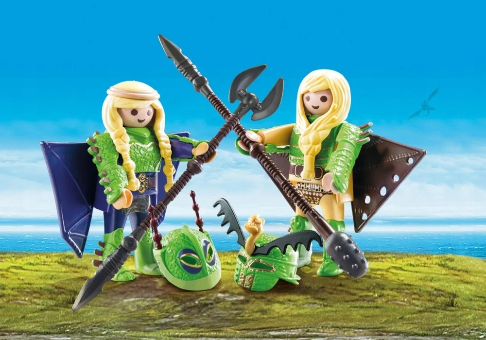 70042 PLAYMOBIL® Dragon, Rafnata ir Tafnatas su skraidymo kostiumais