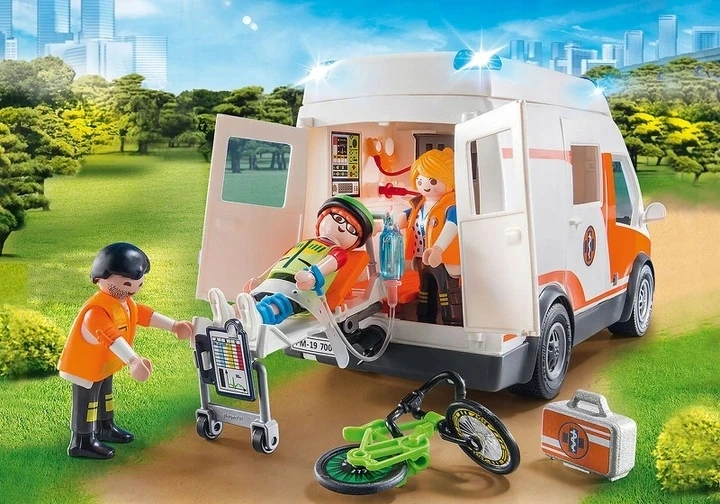 70049 PLAYMOBIL® City Life, Greitoji pagalba su garsais ir šviesomis