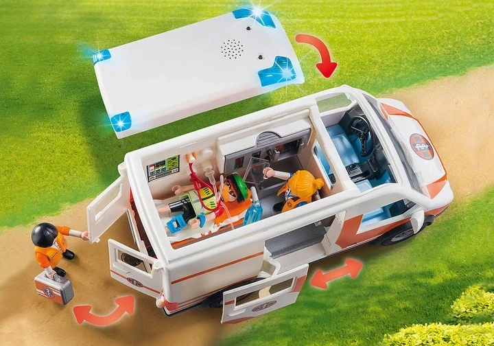 70049 PLAYMOBIL® City Life, Greitoji pagalba su garsais ir šviesomis