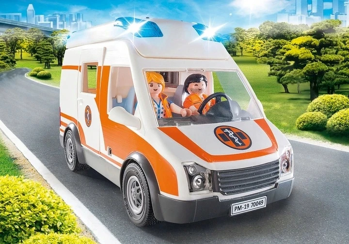 70049 PLAYMOBIL® City Life, Greitoji pagalba su garsais ir šviesomis