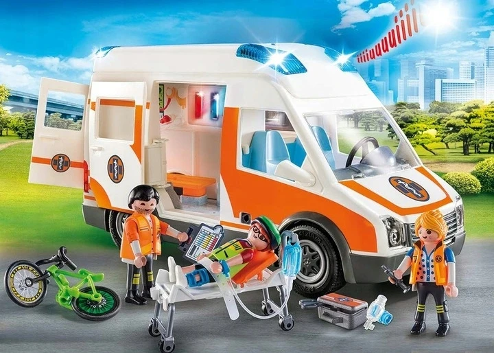 70049 PLAYMOBIL® City Life, Greitoji pagalba su garsais ir šviesomis