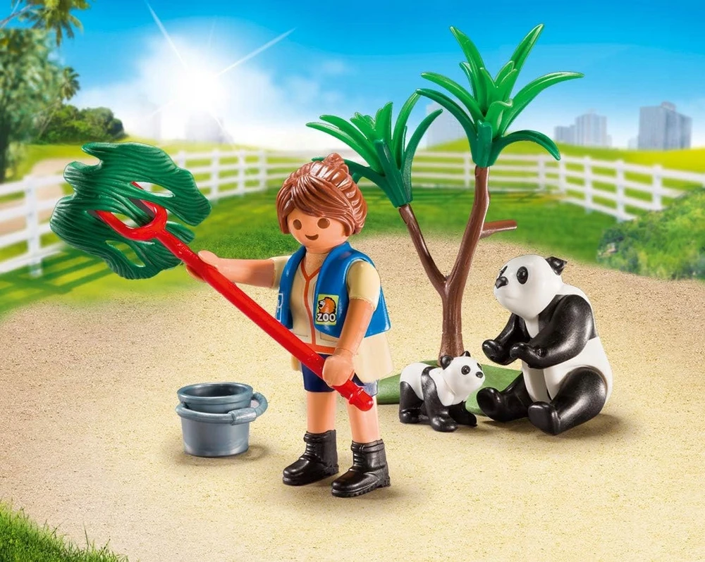 70105 PLAYMOBIL® City Life Panda Caretaker Carry Case