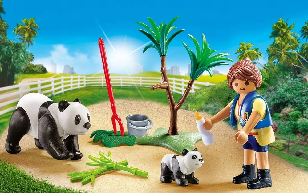 70105 PLAYMOBIL® City Life Panda Caretaker Carry Case