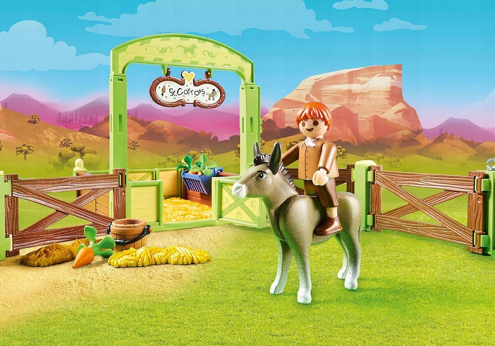 70120 PLAYMOBIL® DreamWork Spirit, Snipas ir ponas asiliukas Morka