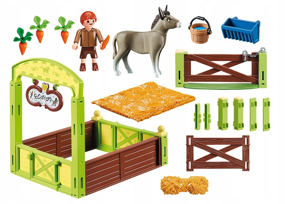 70120 PLAYMOBIL® DreamWork Spirit, Snipas ir ponas asiliukas Morka