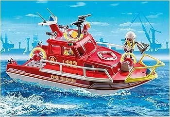 PLAYMOBIL CITY ACTION Ugnegiasių gelbėjimo laivas, 70147