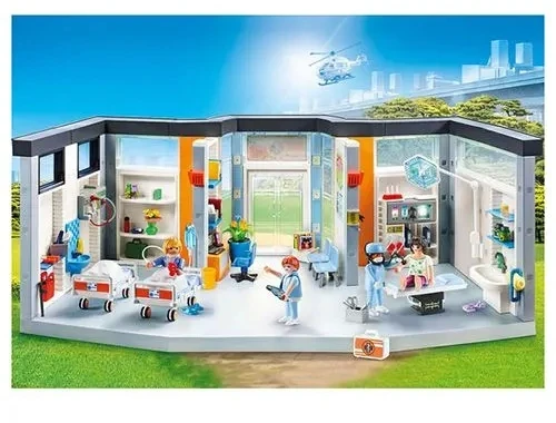 Playmobil 70191 City Life - Krankenhaus mit Einrichtung