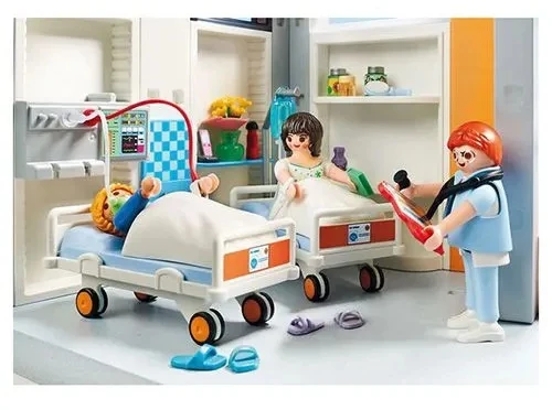 Playmobil 70191 City Life - Krankenhaus mit Einrichtung