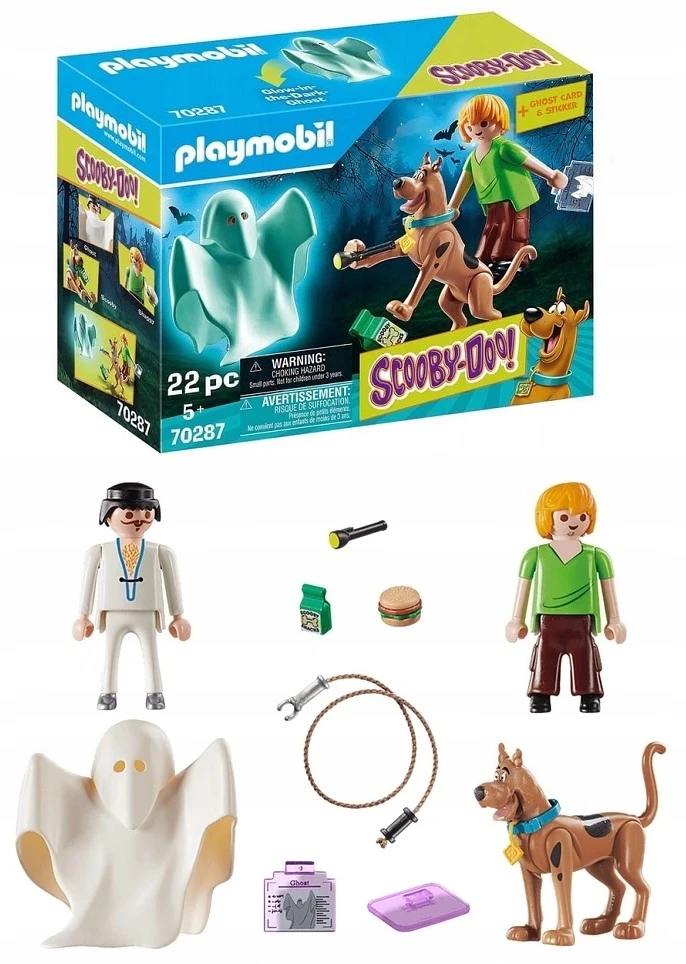70287 PLAYMOBIL® Scooby-Doo! Scooby, Shaggy ir vaiduoklis