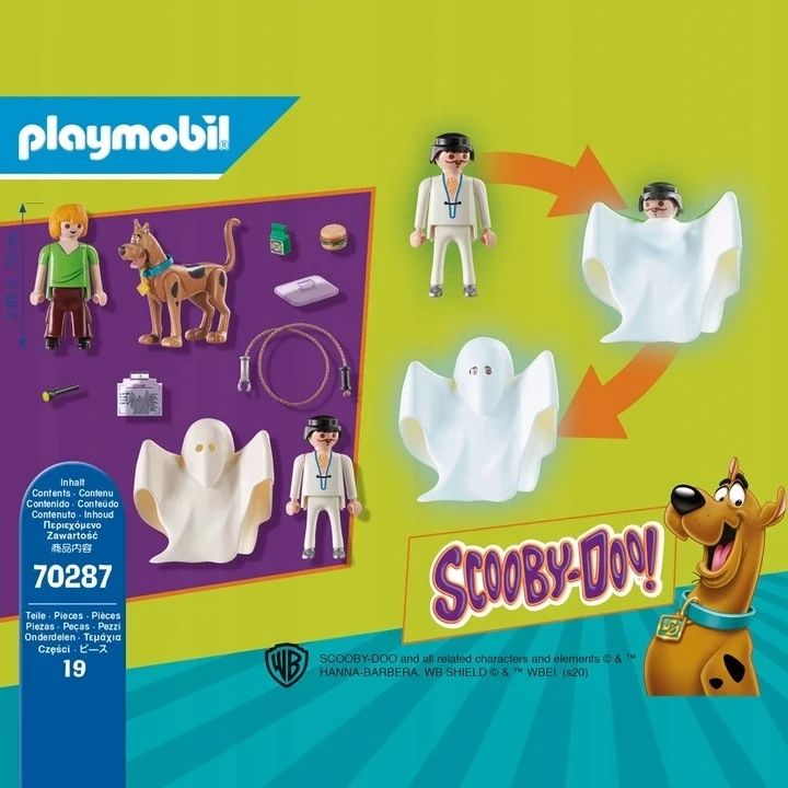 70287 PLAYMOBIL® Scooby-Doo! Scooby, Shaggy ir vaiduoklis