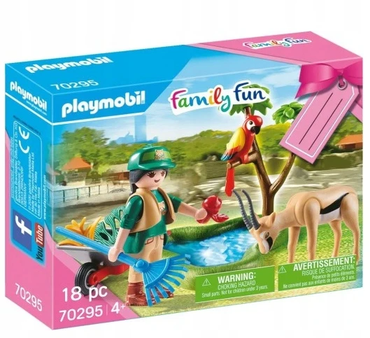 70295 PLAYMOBIL® Family Fun Zoologijos sodo darbuotoja