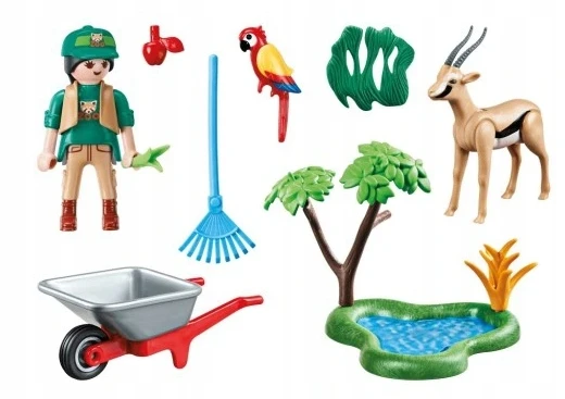 70295 PLAYMOBIL® Family Fun Zoologijos sodo darbuotoja