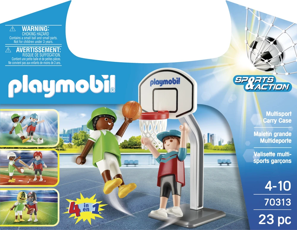 70313 PLAYMOBIL® Sports Action Multisport dėžė 4in1