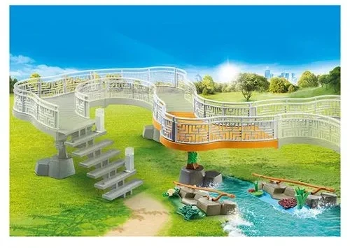 70348 PLAYMOBIL® Family Fun Zoologijos sodo apžvalgos tiltelio pratęsimas