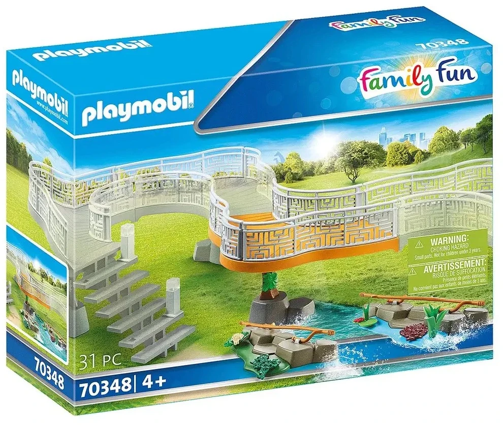 70348 PLAYMOBIL® Family Fun Zoologijos sodo apžvalgos tiltelio pratęsimas