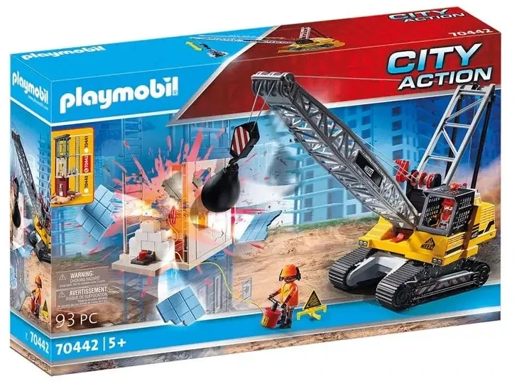 70442 PLAYMOBIL® City Action Ekskavatorius su priedais
