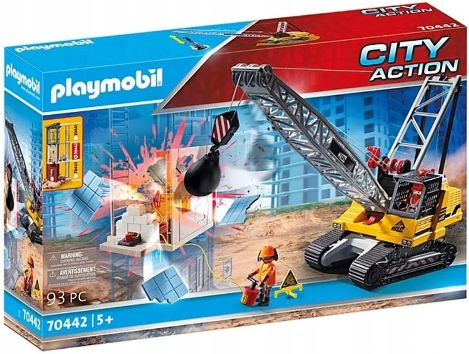 70442 PLAYMOBIL® City Action Ekskavatorius su priedais
