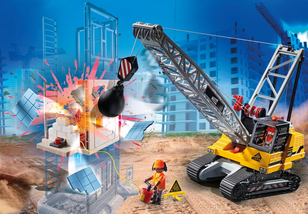 70442 PLAYMOBIL® City Action Ekskavatorius su priedais