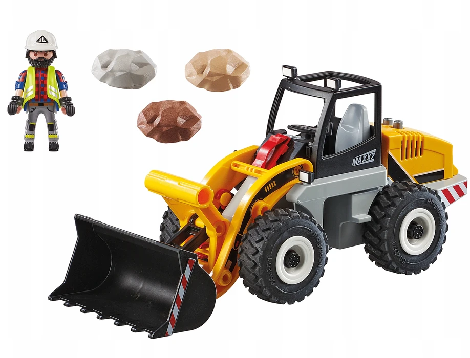 Žaislinis Transportas - Playmobil 70445 City Action Loader su priedais - Spalvotas