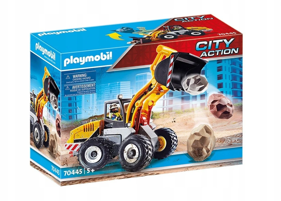 Žaislinis Transportas - Playmobil 70445 City Action Loader su priedais - Spalvotas