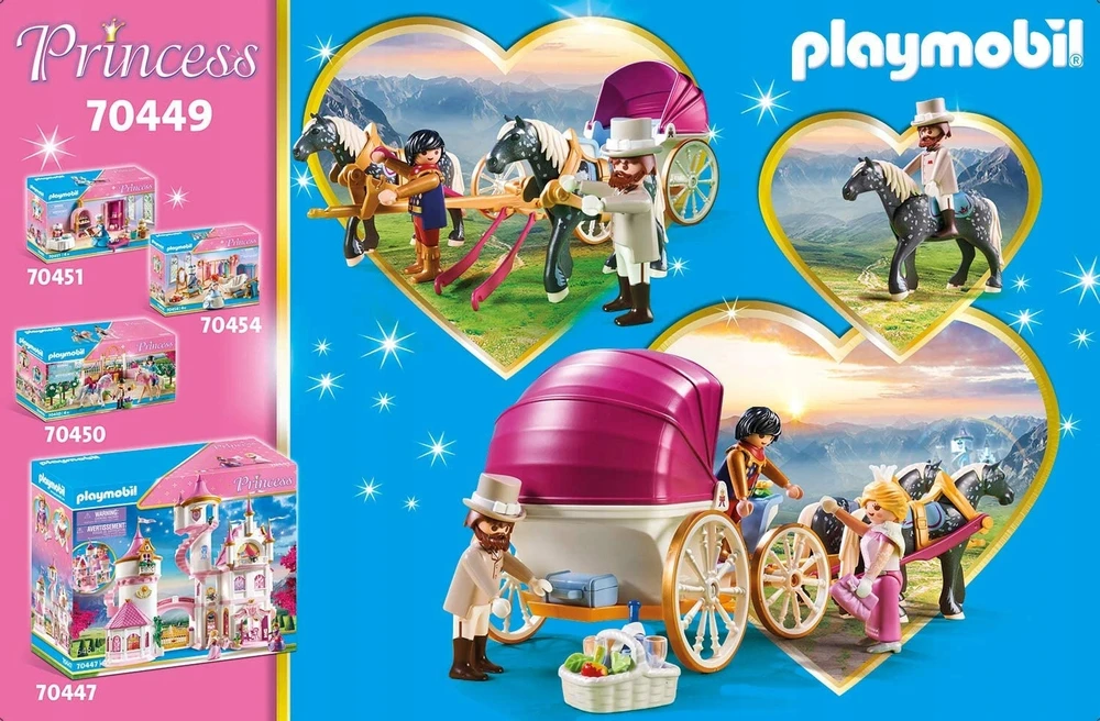 PLAYMOBIL Princess Princesės karieta 70449