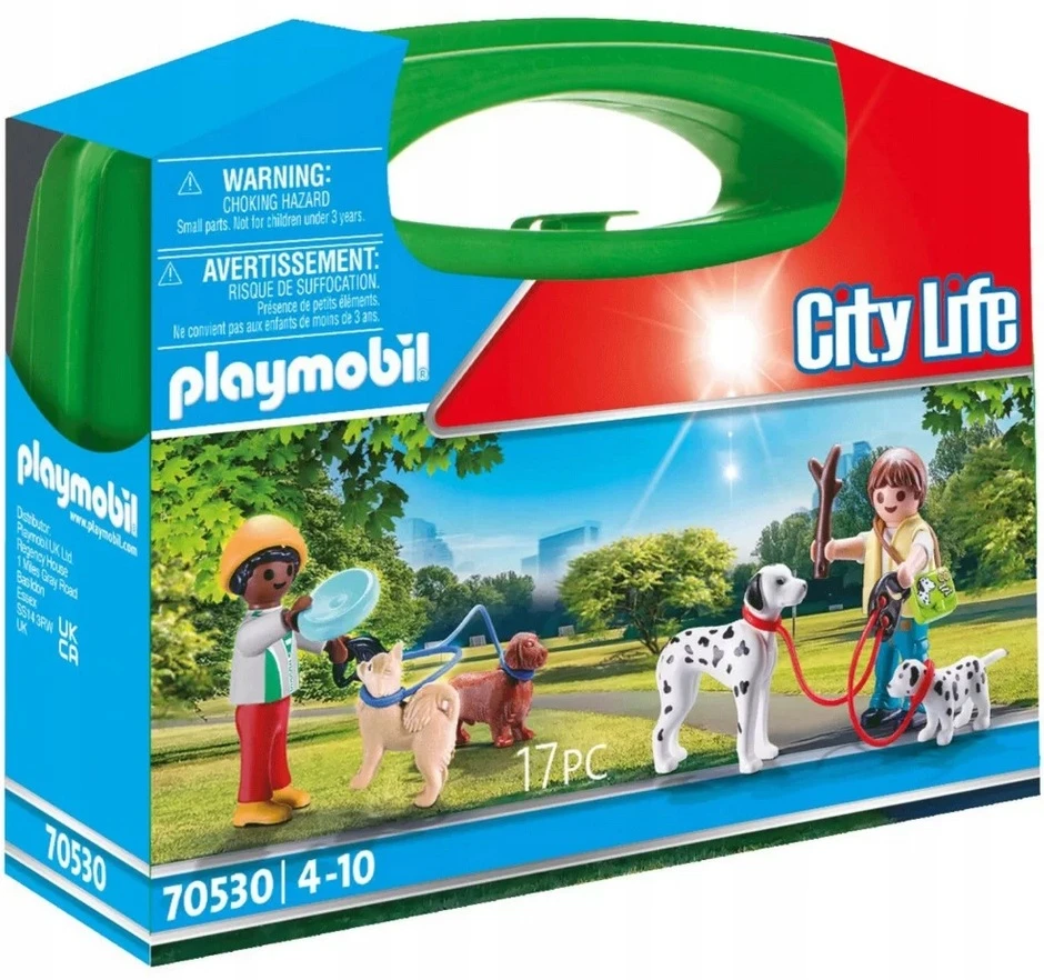 70530 PLAYMOBIL® City Life Šuniuko žaidimų krepšys