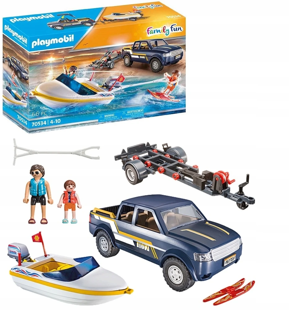 70534 PLAYMOBIL® Family Fun Pikapas su motorine valtim
