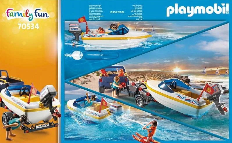 70534 PLAYMOBIL® Family Fun Pikapas su motorine valtim
